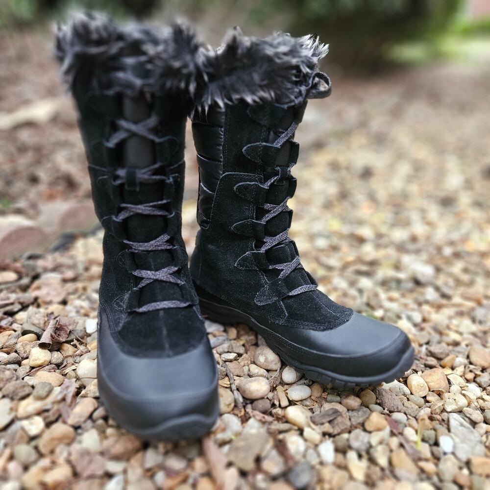 The North Face Women’s Black Nuptse Purna Insulated 200g Winter Snow Boots Sz 9
